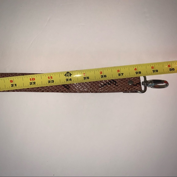 Guess mini snake skin patterned brand name logo backpack - Picture 14 of 16